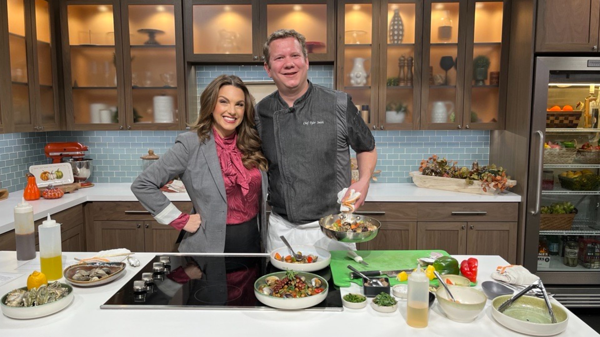 Chef Tyler Smith says freshness and aromatics are key to this dish at the hotel’s All Water Seafood & Oyster Bar.