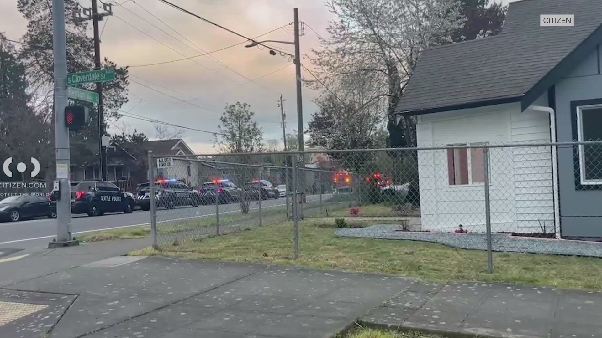 Seattle police said officers responded to a report of a stabbing about 7:00 p.m. in the 8600 block of Renton Avenue South.