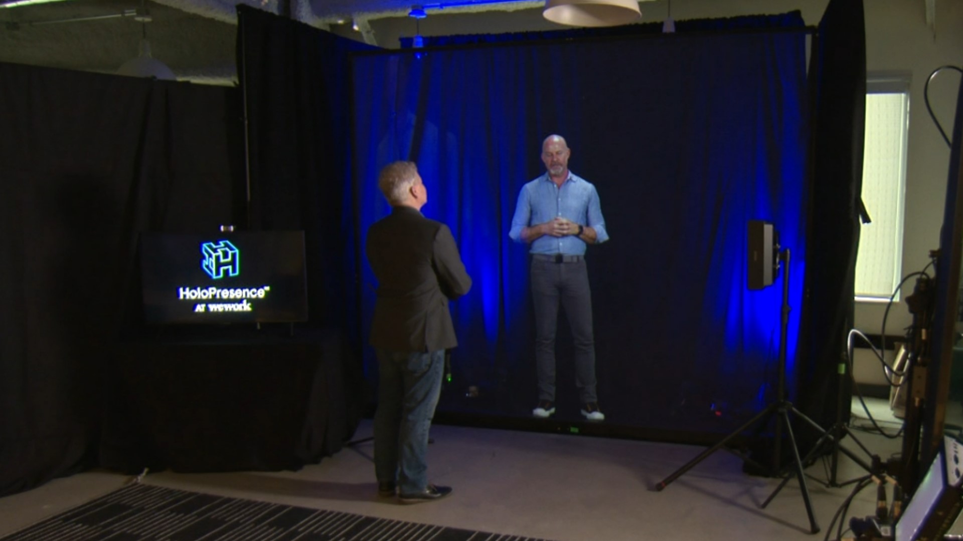 Hologram technology now available in Seattle can beam you into almost any location on Earth. #king5evening