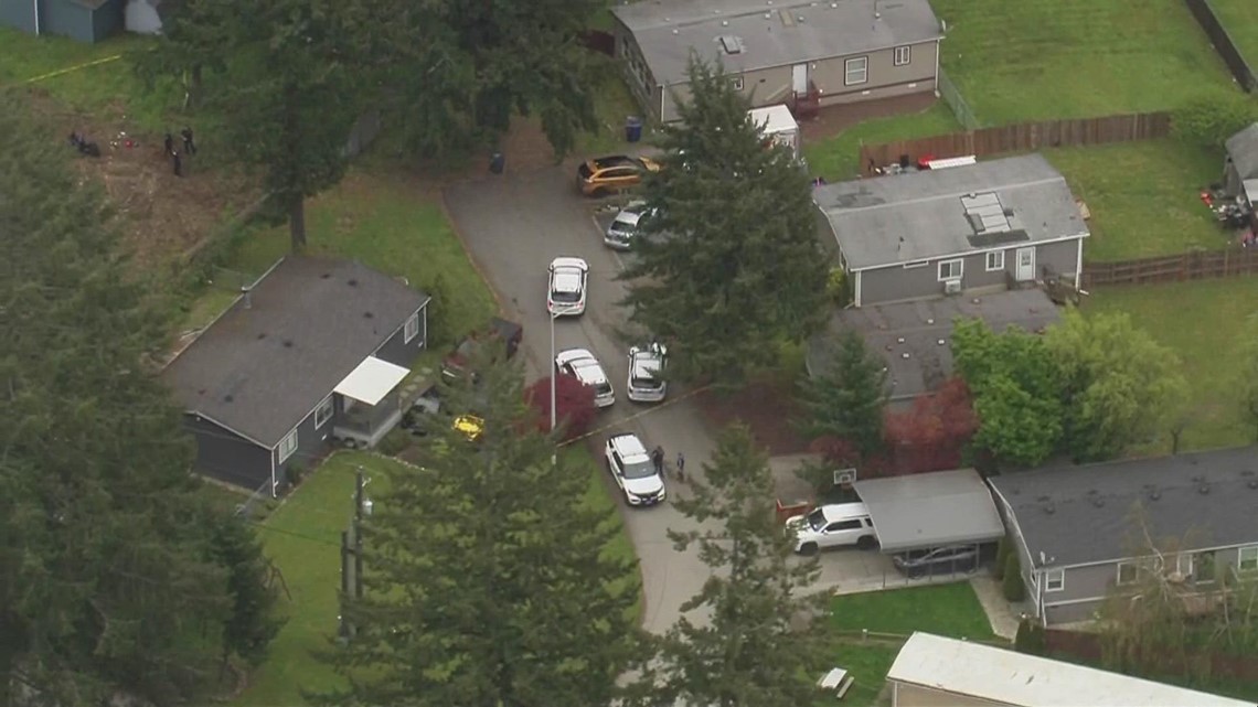 AERIALS: Pierce County Sheriff's Deputy Involved In Shooting Near ...