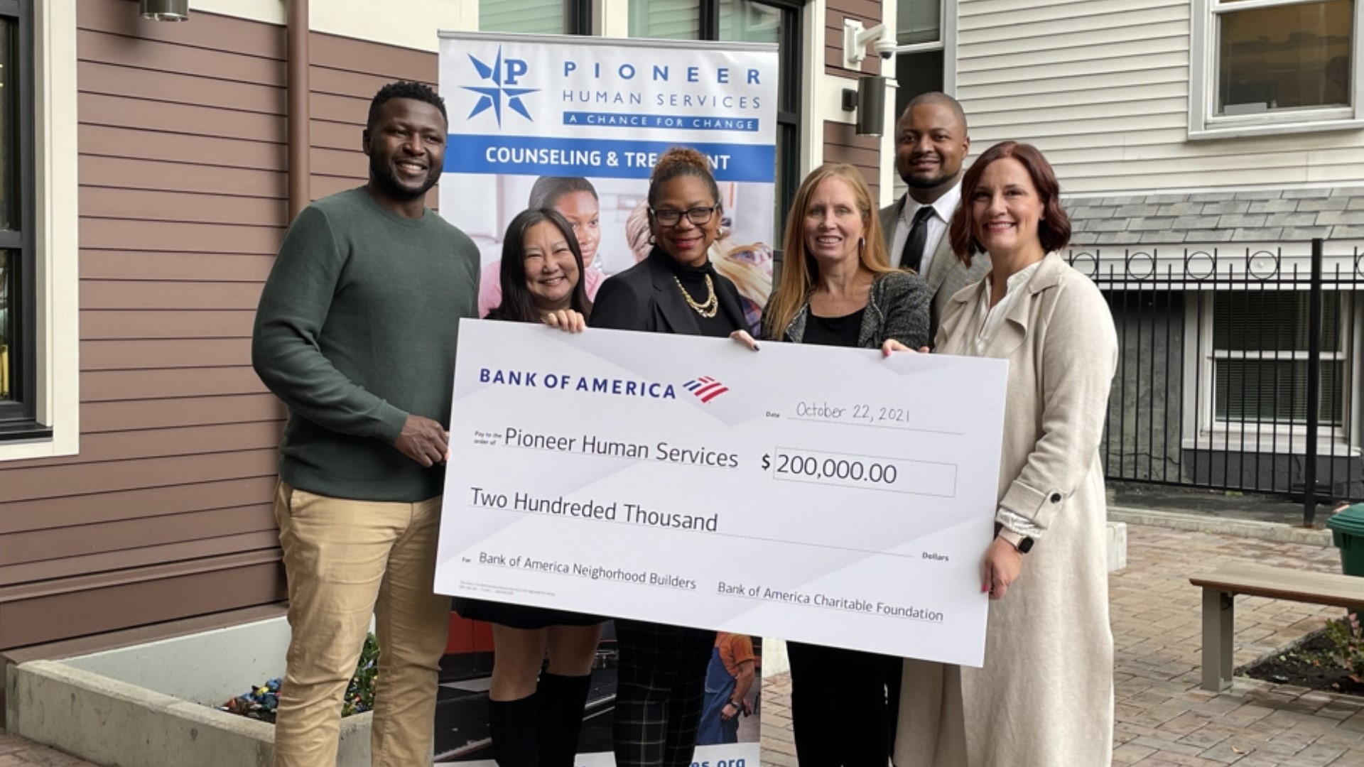 The Neighborhood Builders program has awarded $7 million to Puget Sound community groups since 2004. Sponsored by Bank of America.