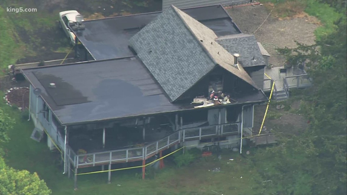 Grandson charged with murder after grandparents found dead in burning ...