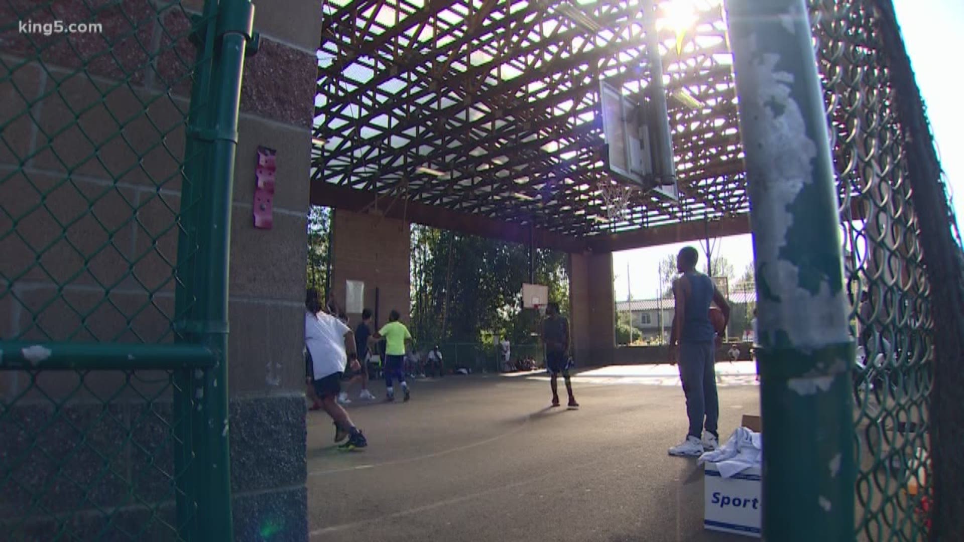 Students in Everett got a jump start in their back to school preparations on Labor Day.
