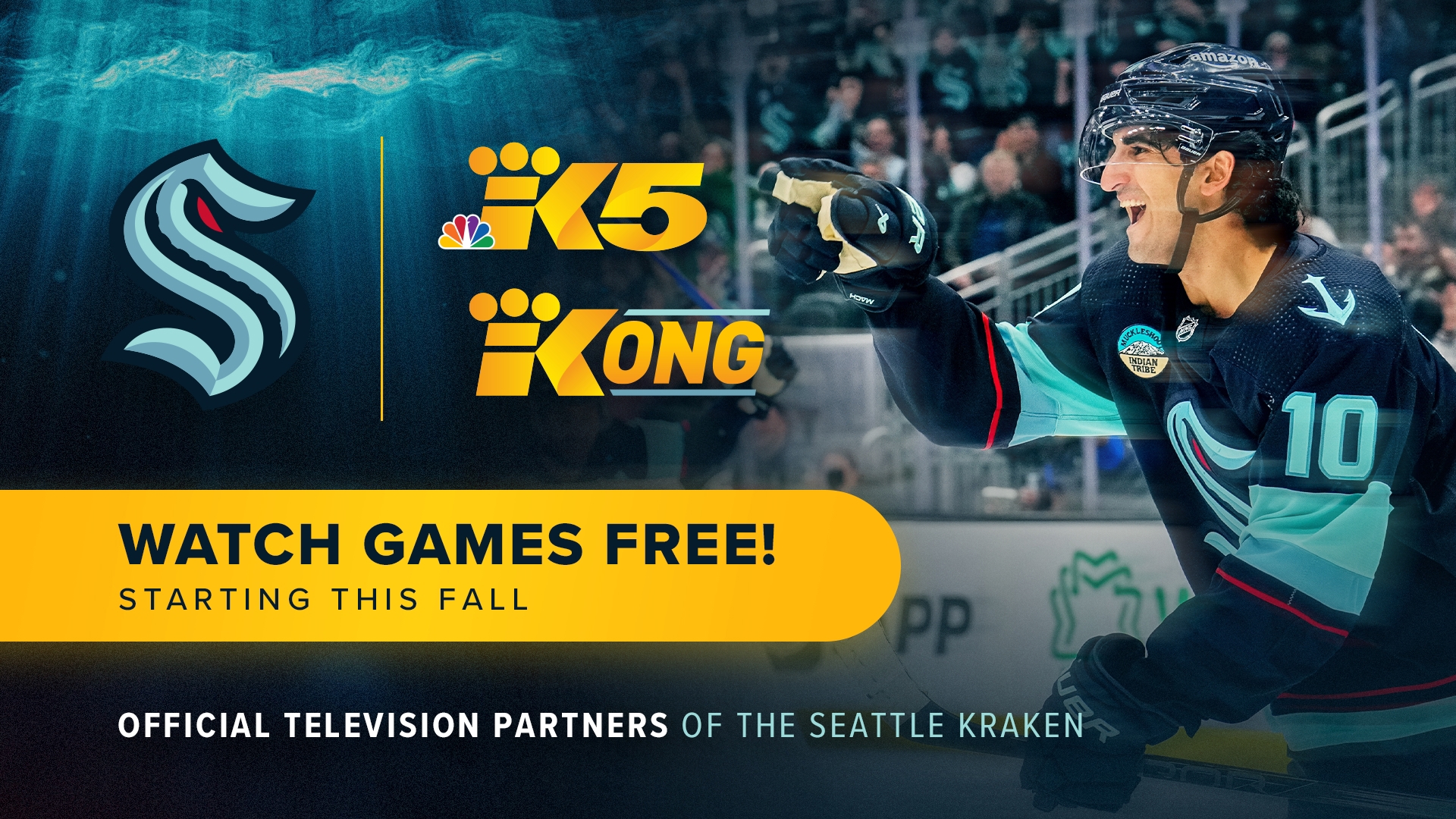 KING 5 will carry more than 70 preseason, regular season and postseason games for free over the air