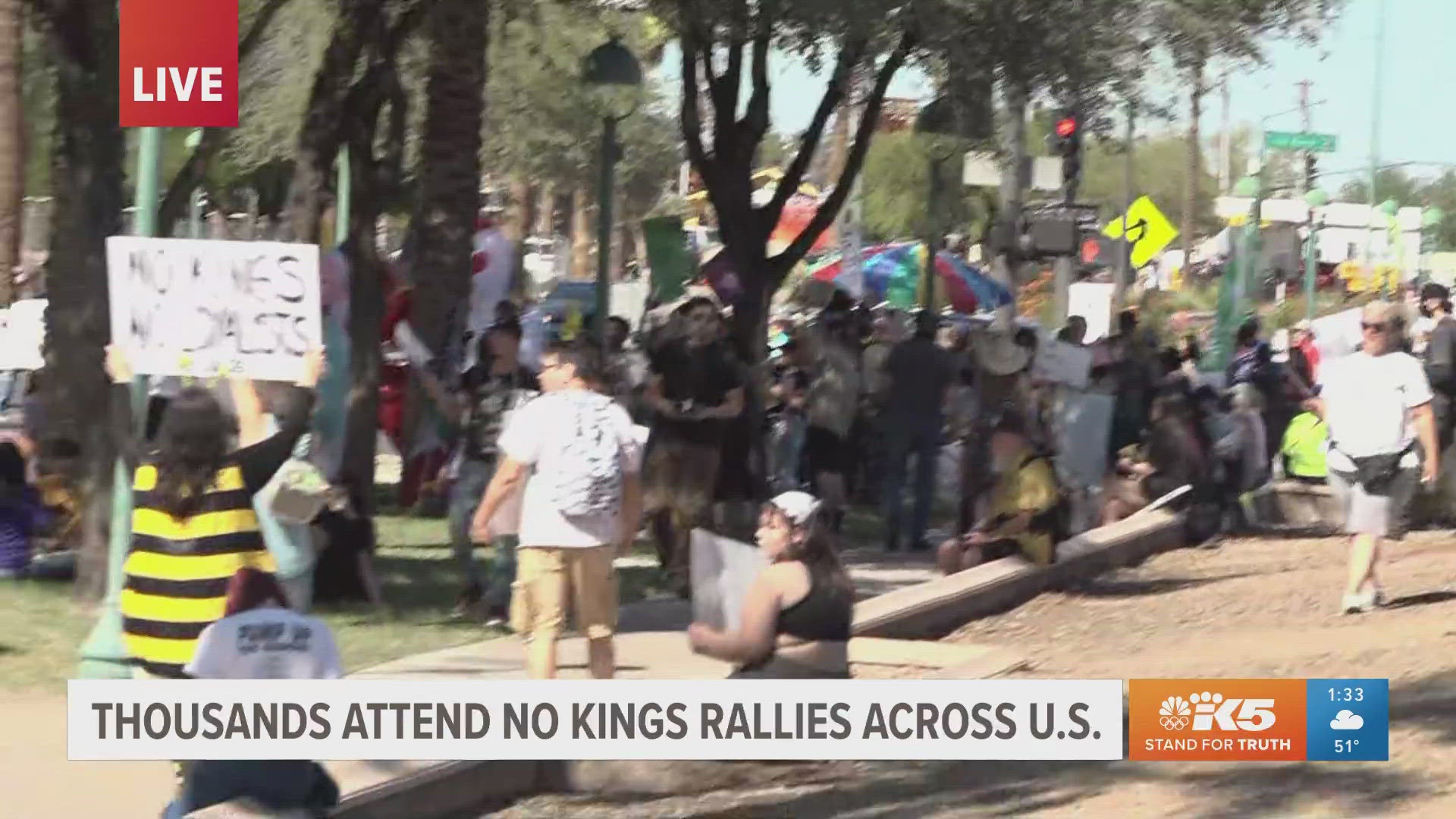 No Kings protests and rallies in Spokane, Phoenix, Atlanta | king5.com