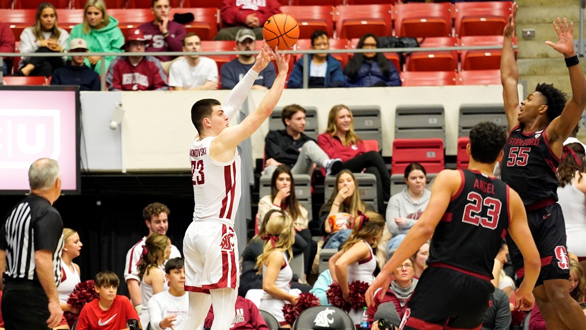 Jakimovski, Rodman 3-pointers help WSU edge Stanford 60-59 - Vimarsana News