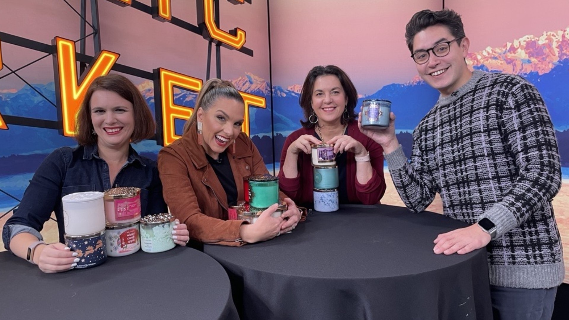 Is it Frozen Lake or Falling Flurries? We put Bath & Body Work’s holiday candles to the test as we tried to match the scent to the name. #newdaynw