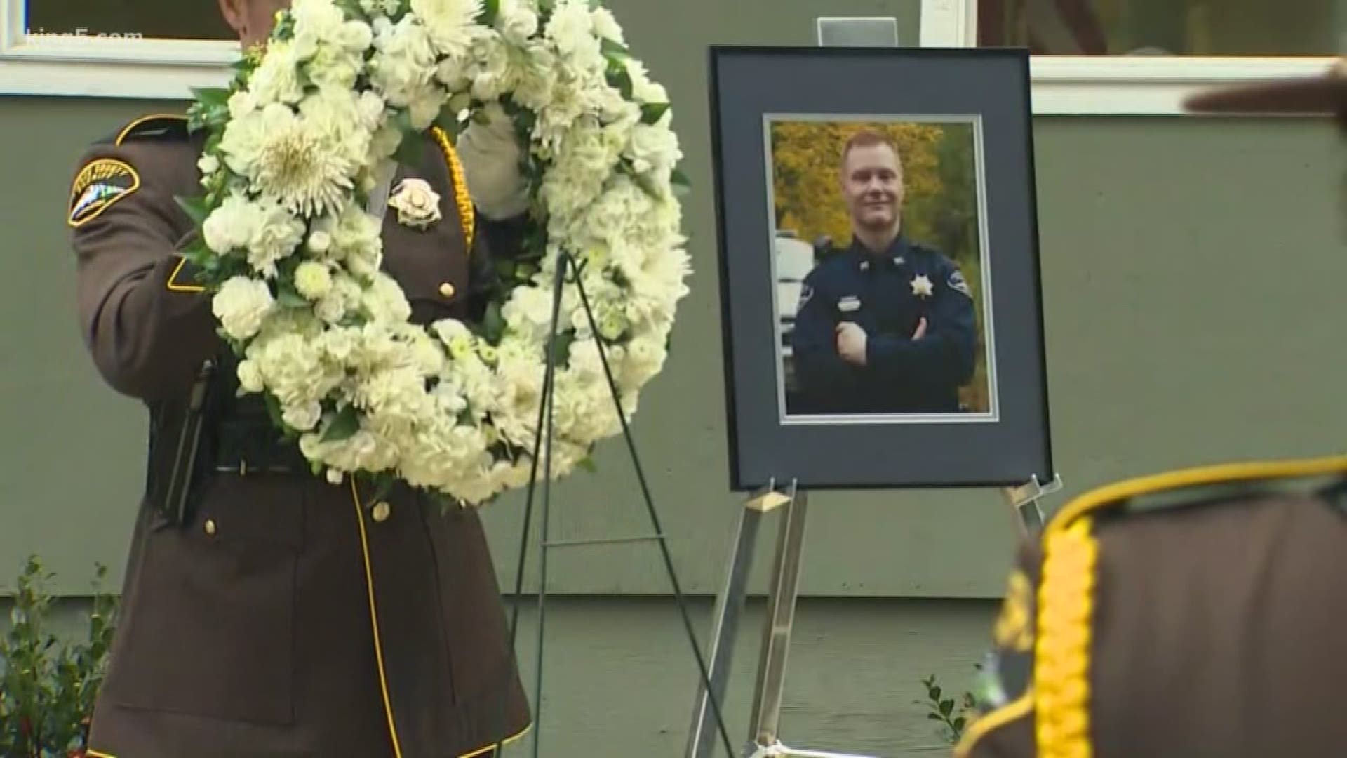 It's been a year since Pierce County Deputy Daniel McCartney died whild responding to a home invasion in Spanaway. He left behind his wife and three little boys.