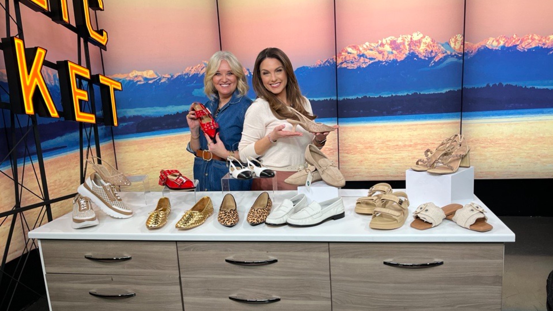 Fashion Vlogger Dawn Parsons says this season it’s all about the mesh shoes and raffia looks. #newdaynw