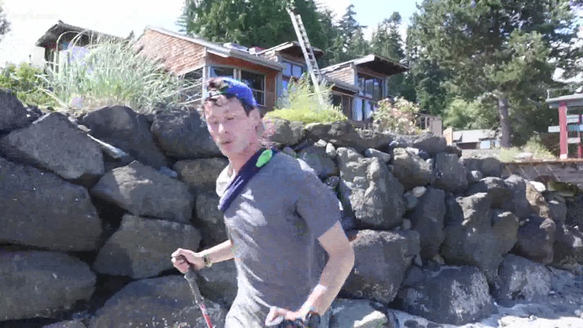 Man runs 53 miles around Bainbridge Island to shed light on addiction