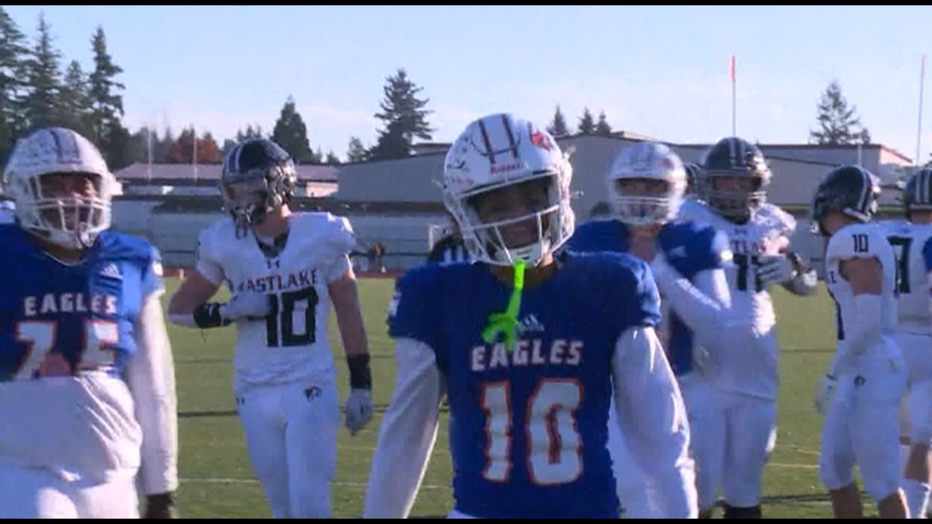 Highlights of Graham-Kapowsin's last-second 27-24 win over Eastlake in the State Semifinals