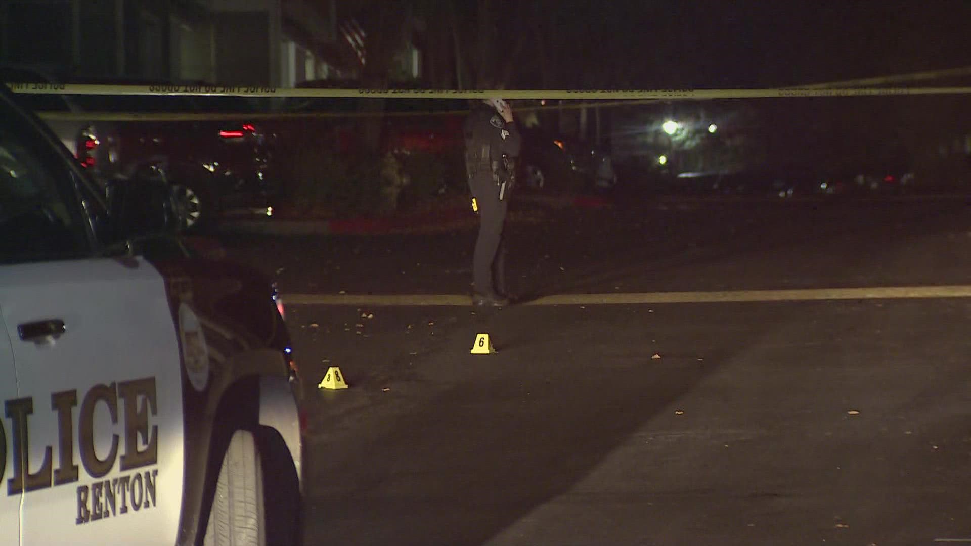 Police arrested a suspect that shot at an officer near Bella Vista Apartments in Renton.