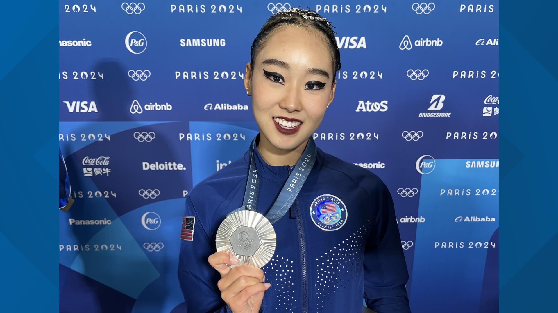 Audrey Kwon grew up in Bellevue. She talks to KING 5's Chris Egan about being Team USA's flyer and her Olympic dreams coming true.