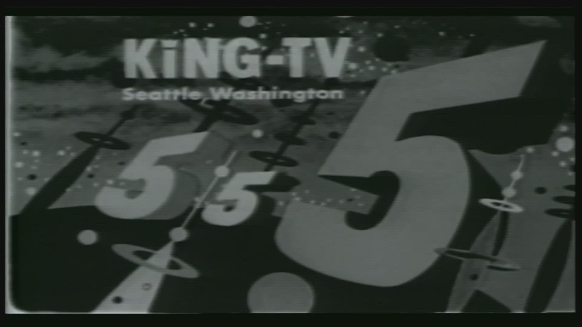 The first programs on KING 5 TV