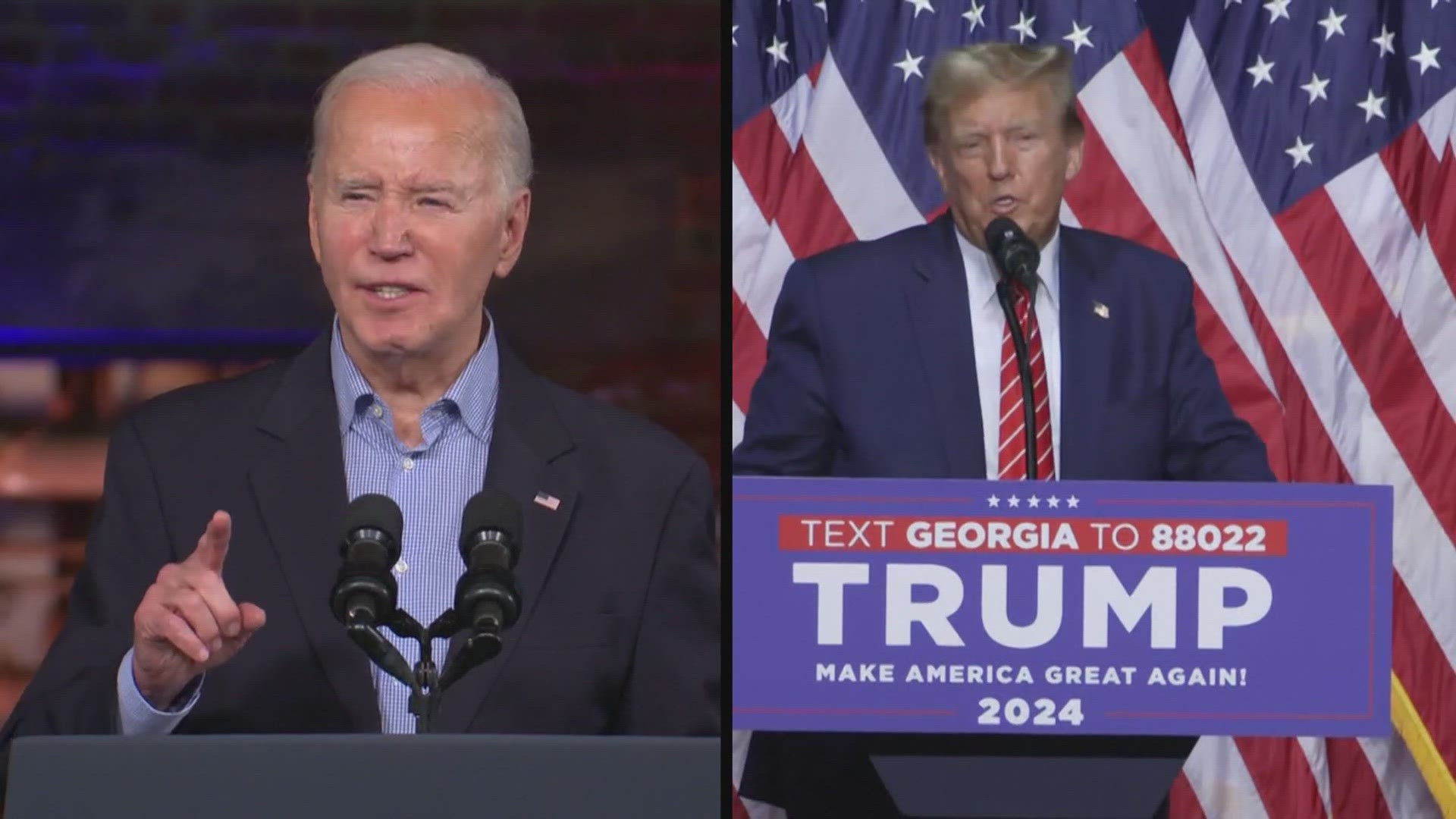 Donald Trump clinched the Republican party's nominee for the 2024 presidential election, and Joe Biden will be the Democratic nominee.