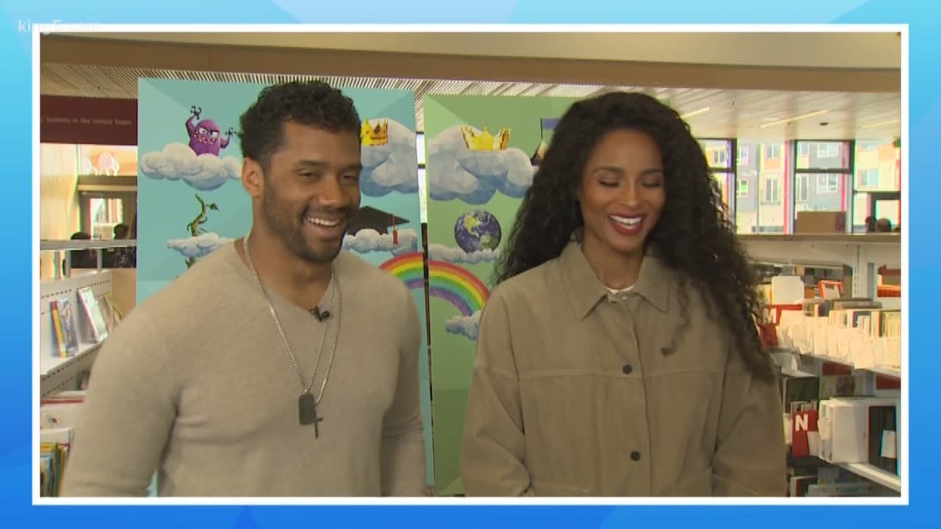 KING's Take 5 team looks at Russell Wilson's and wife Ciara's new push to get kids back into libraries - they're more than just a place to read!