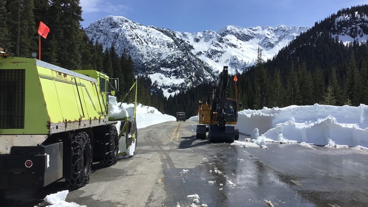 North Cascades Highway reopens despite continued snowy conditions