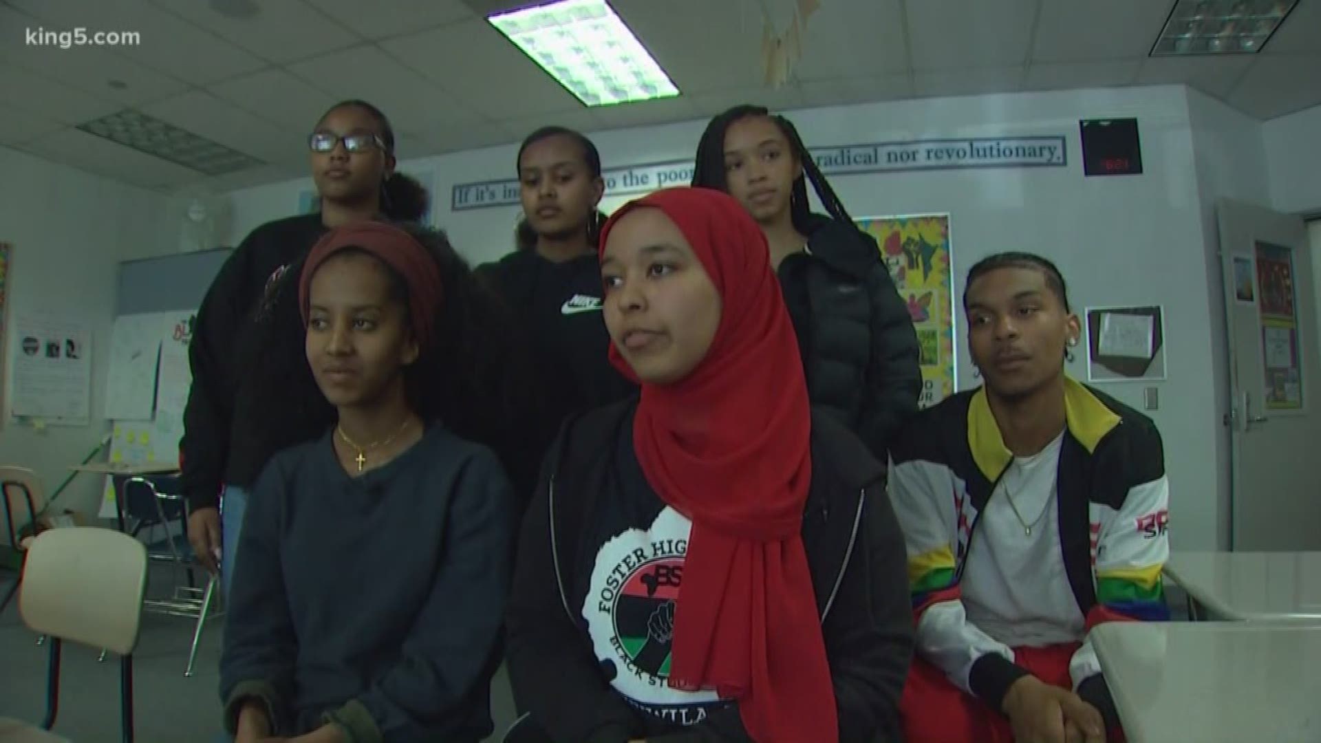 Students describe facing racist slurs on a regular basis at Foster High School in Tukwila. And they say school administrators are not taking action. KING 5's Natalie Swaby was there as they confronted the school board.