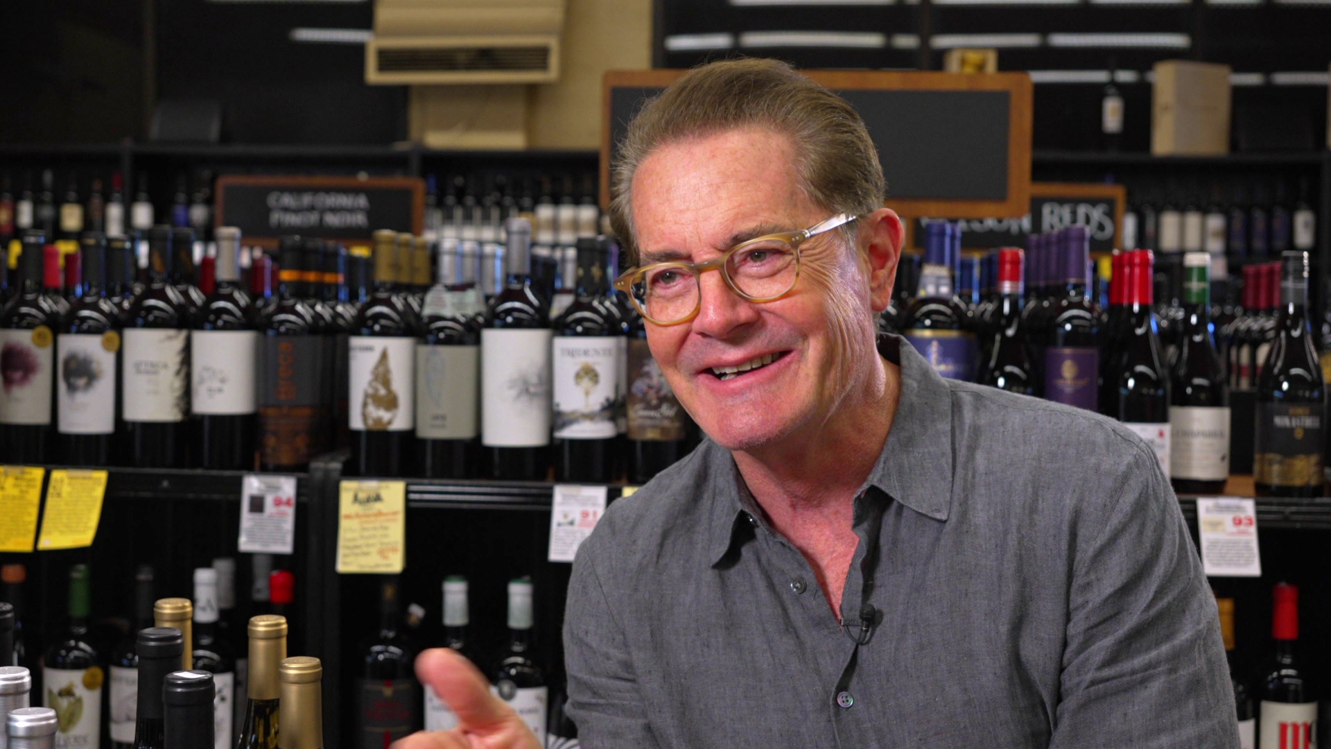 MacLachlan selects wines to pair with his iconic roles at Washington's oldest wine shop. #k5evening