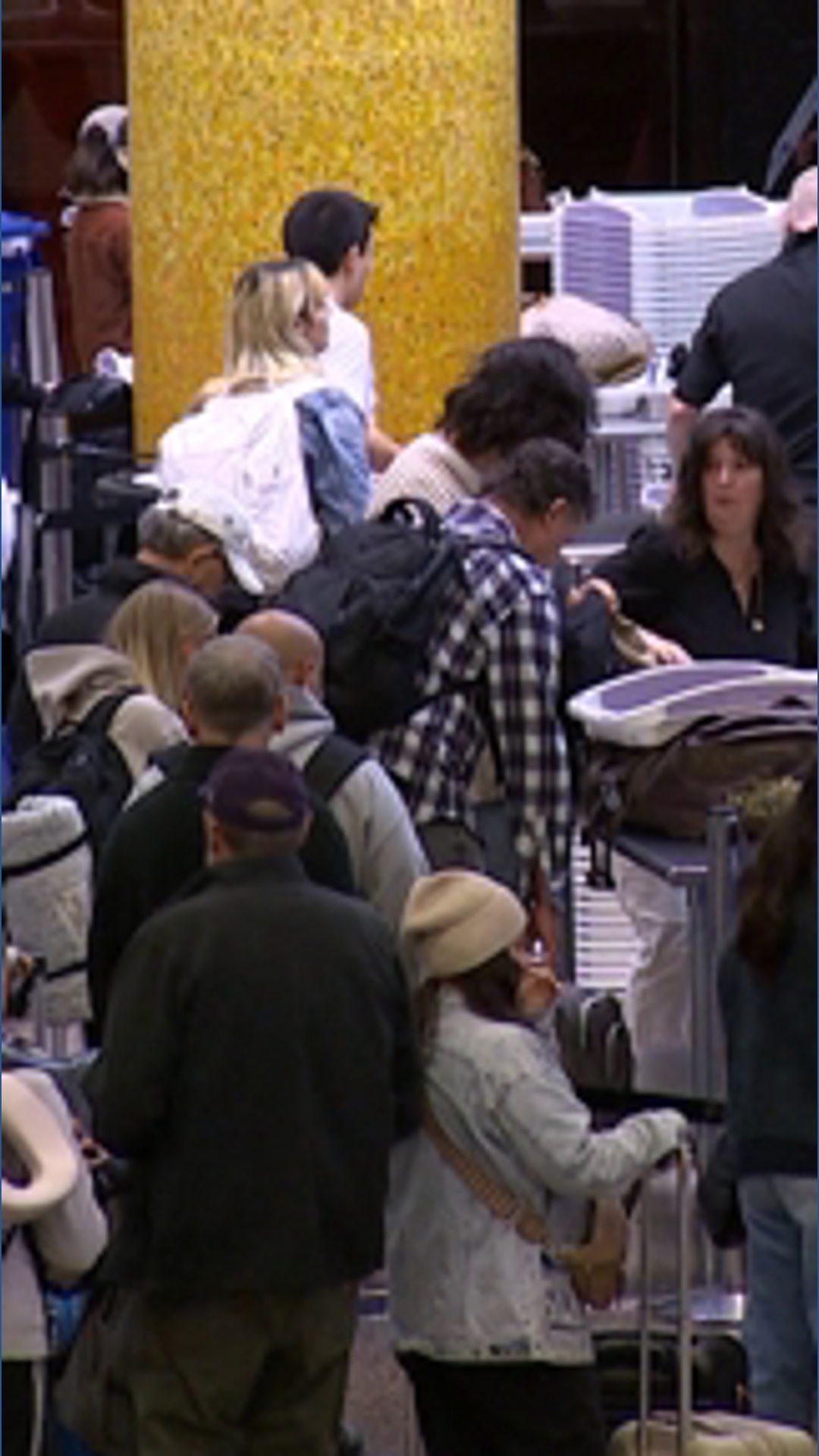 When is the busiest spring break travel day at SEA Airport?