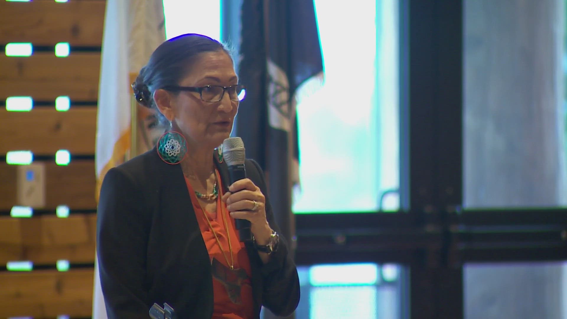 The event in Tulalip was led by Secretary Deb Haaland as part of her yearlong "Road to Healing" tour.