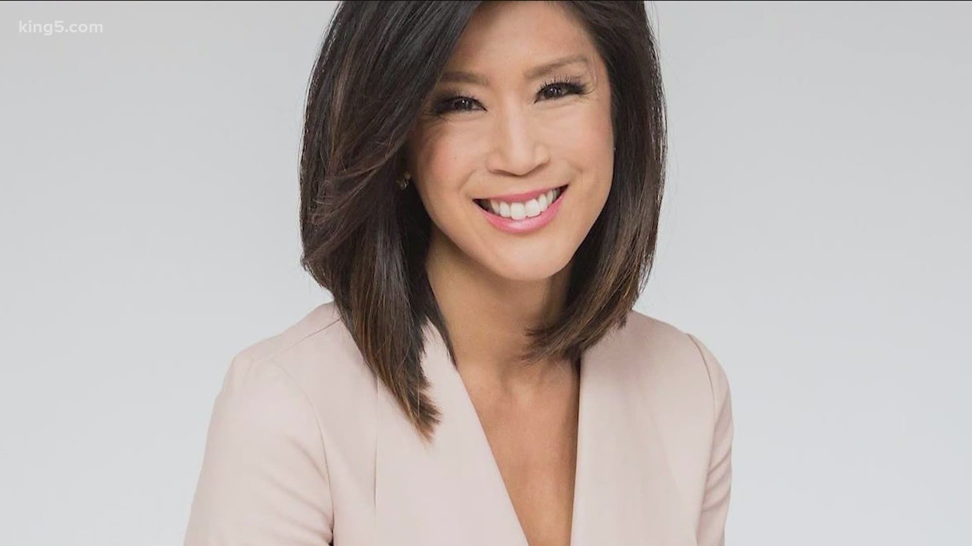 KING 5 Mornings anchor Mimi Jung is surprised with a tribute to her 20 years at KING.