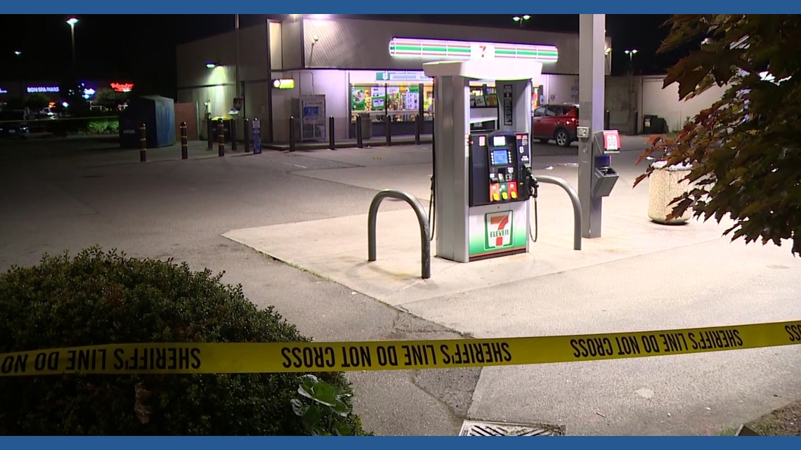 Deputies said the officer was not injured after a car rammed a police vehicle and drove away.