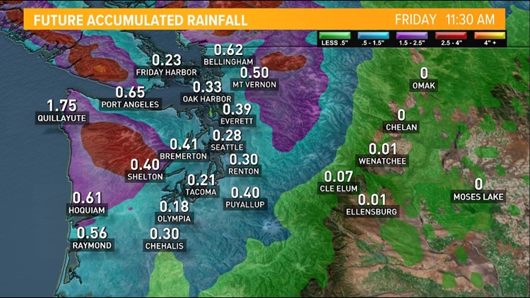 Atmospheric River Set To Deliver Heavy Rain In Pacific Northwest ...