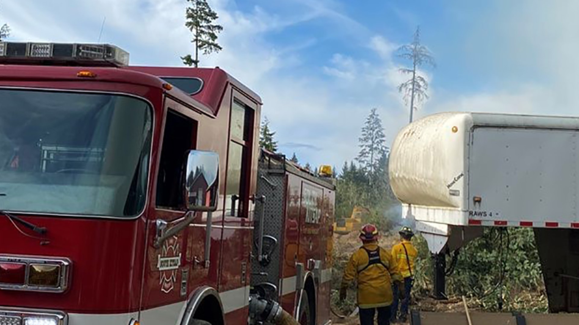 Crews Battle Brush Fire In South Kitsap County | King5.com