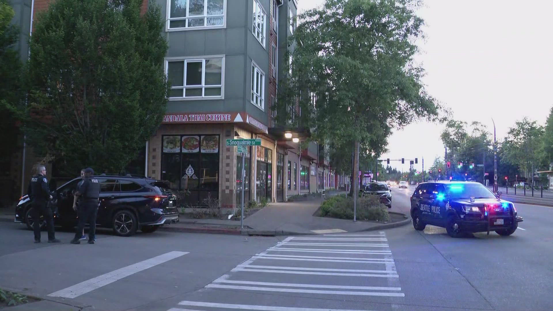 The boy was shot in the leg and taken to Harborview Medical Center.