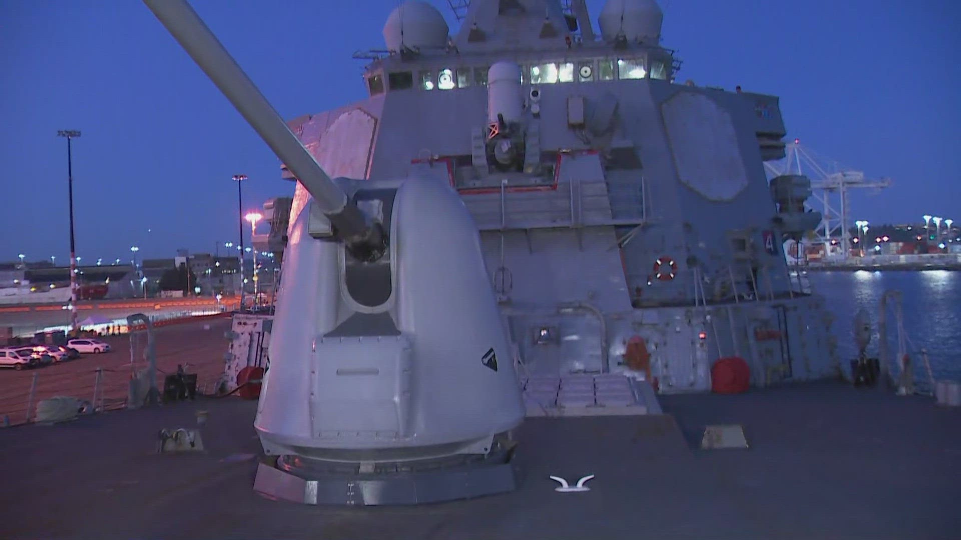 In Depth Look At Navy Destroyer As Part Of Seattle Fleet Week