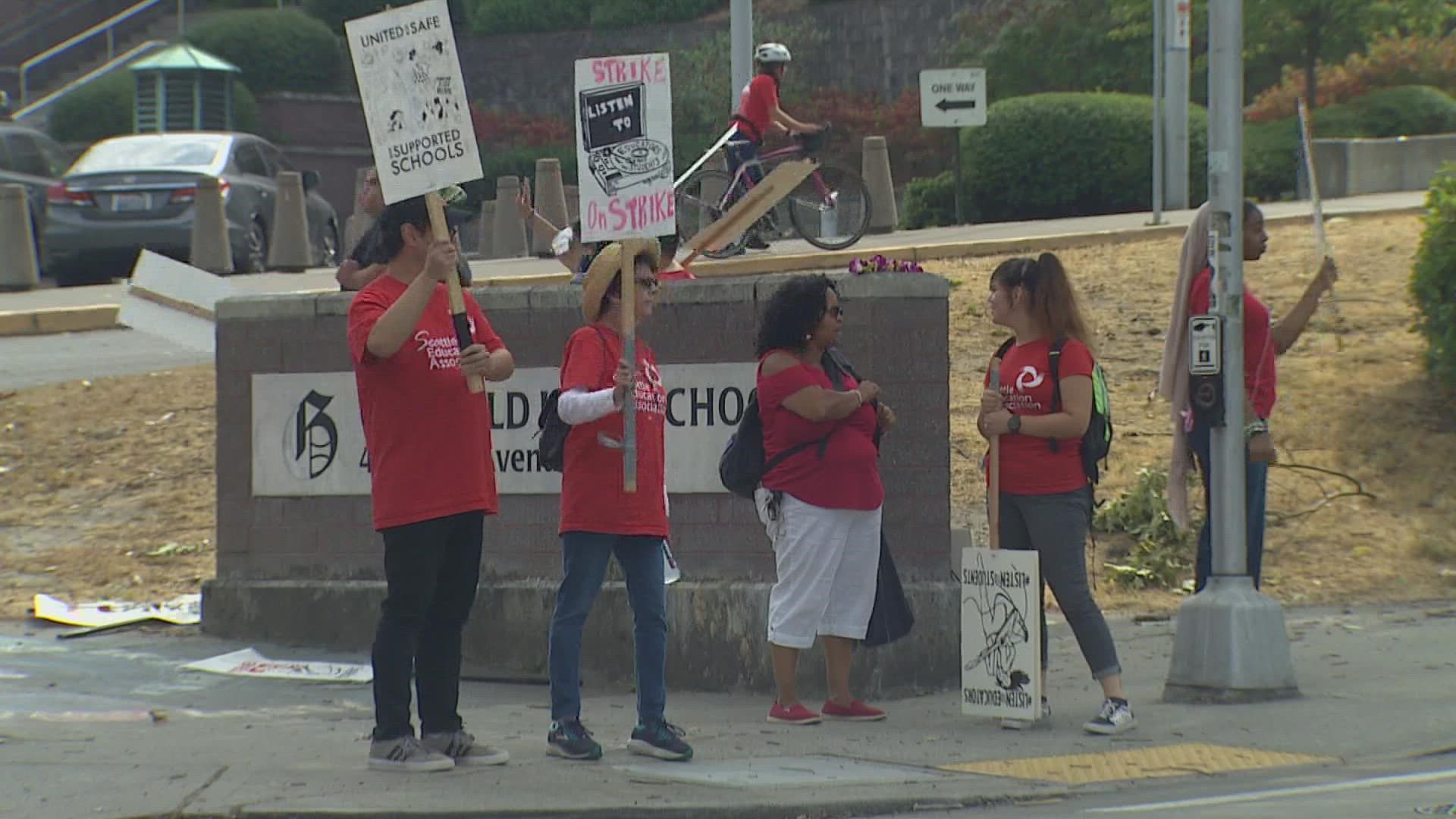 Seattle Public Schools said it reached a tentative agreement with the union for teachers who went on strike last week over issues like pay and classroom support.
