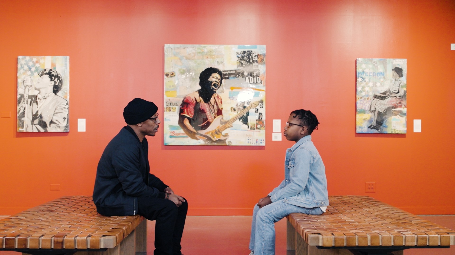 Chris and his 11-year-old son Amari have an honest conversation about what it means to be Black in America.