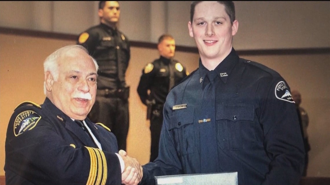 Memorial, procession honors Pierce County Deputy Cooper Dyson | king5.com