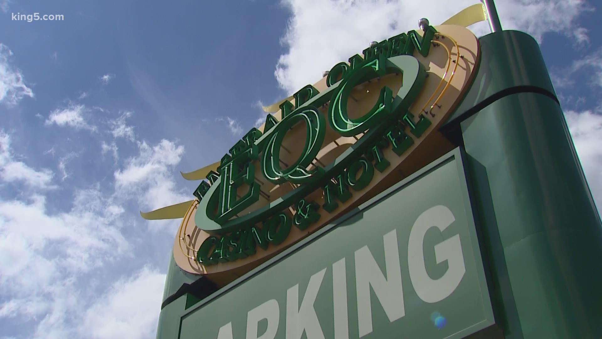 Staff at the Emerald Queen Casino in Fife were on-site Friday preparing for the reopening of the casino Monday, May 18. There will be several restrictions in place.