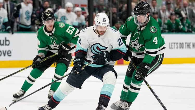 Hintz has 2 goals, Pavelski scores again as Stars take 3-2 series lead over Kraken