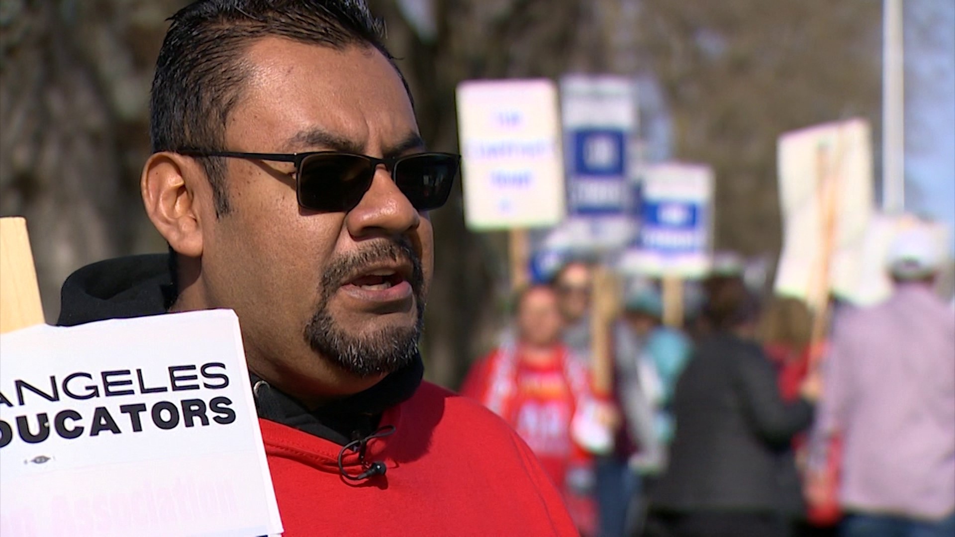Paraeducators in the school district have been on strike since Monday.