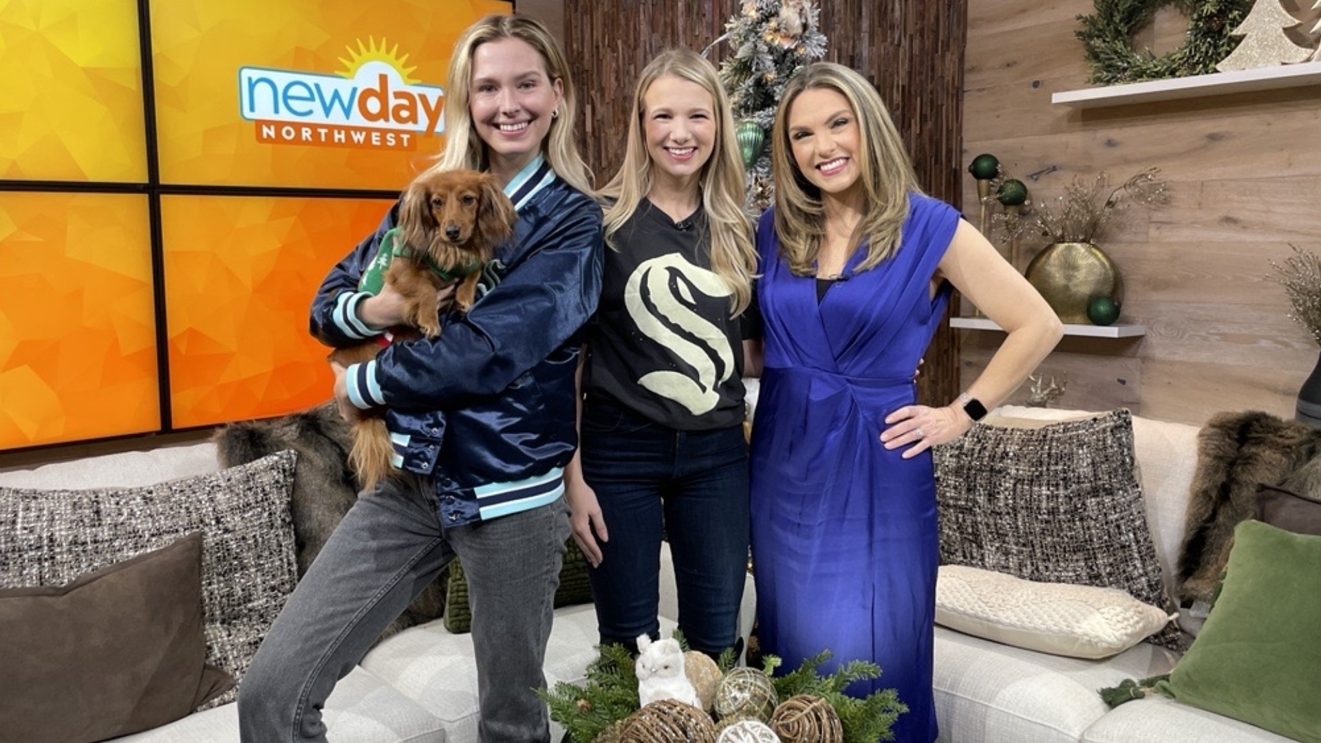 Devin Donskoi and Felicia Wennberg, wives of Kraken players Joonas Donskoi and Alex Wennberg, joined the show to chat about the calendar! #newdaynw