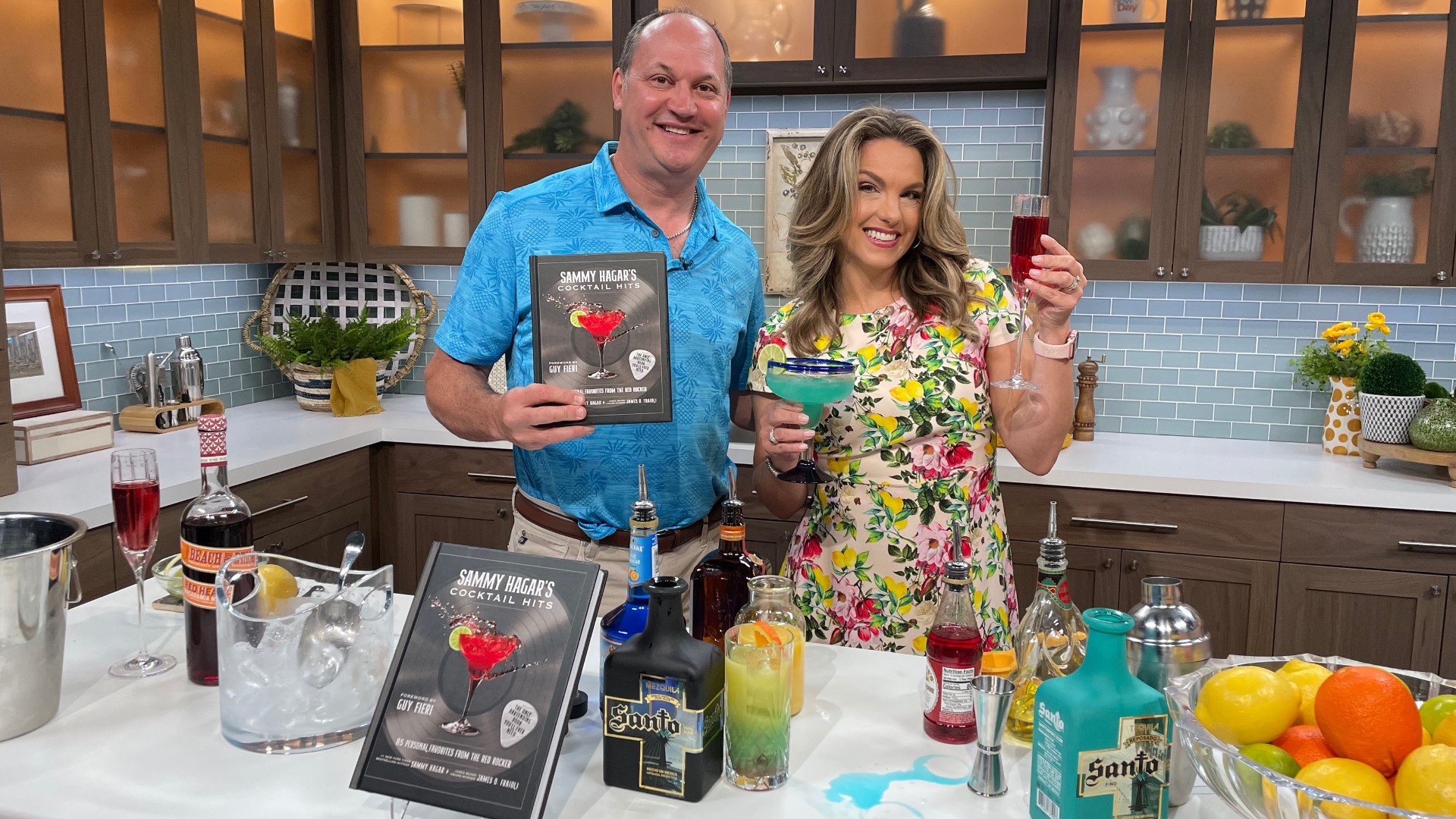 Culinary author James Fraioli created three cocktails with rock legend Sammy Hagar for their book "Cocktail Hits." Be a rockstar with these recipes! #newdaynw