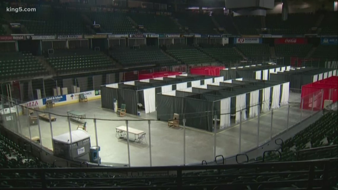 Everett's Angel of the Winds Arena opens as a coronavirus quarantine