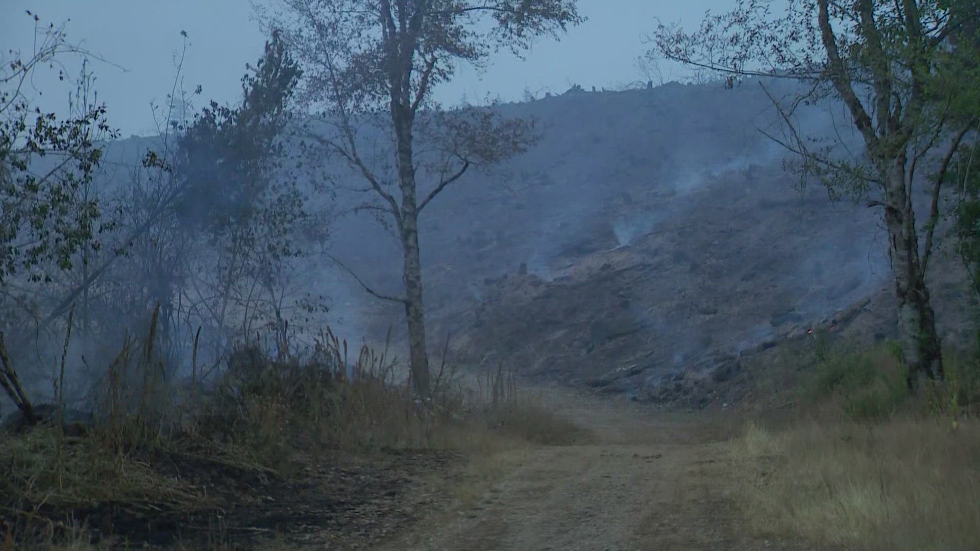 Level 3 (GO NOW) evacuations are in place for residents along Northeast Toonerville Drive in Belfair. 