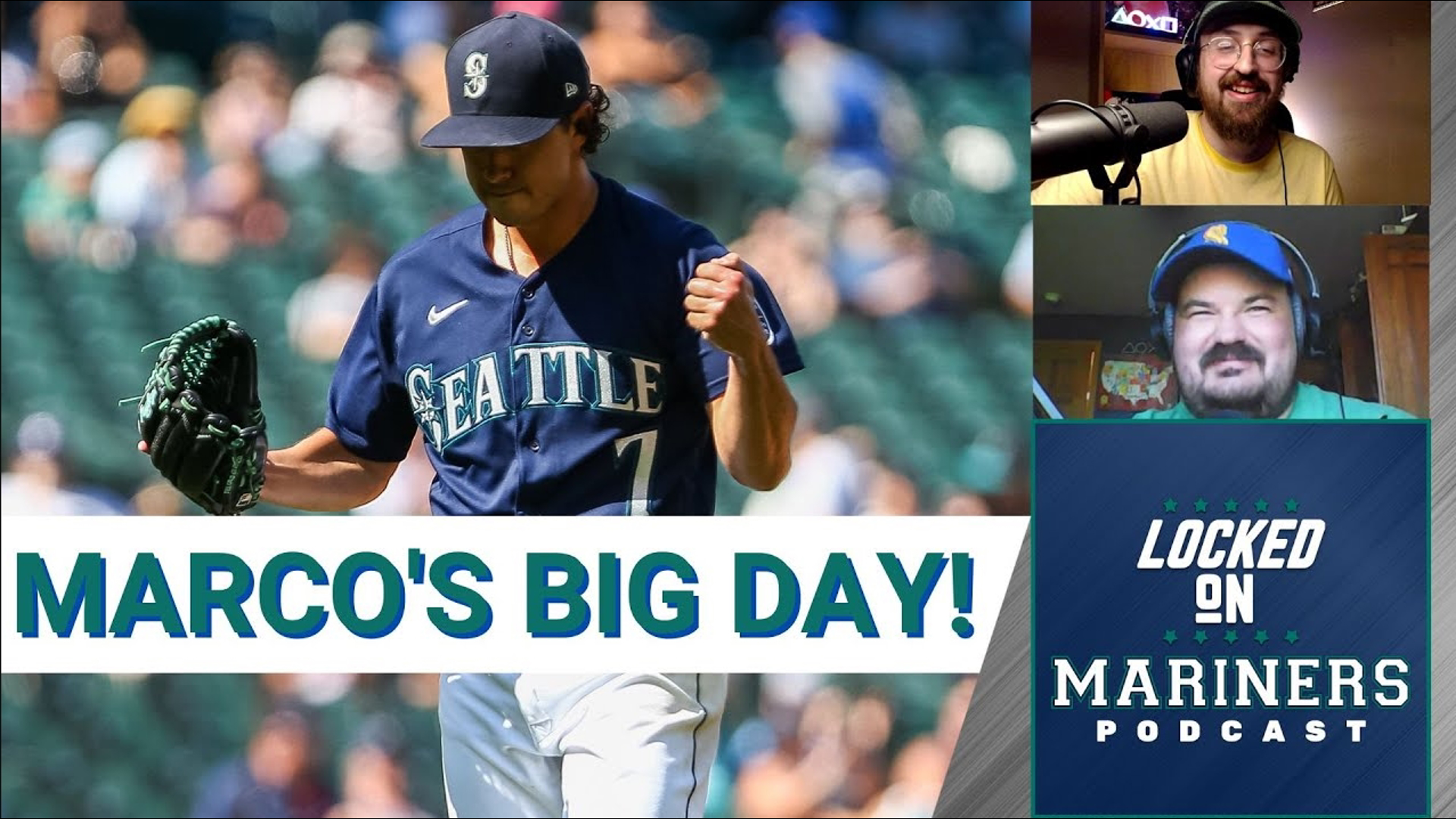 Seattle Mariners beat Cleveland, 3-1! Marco Gonzales, Mitch