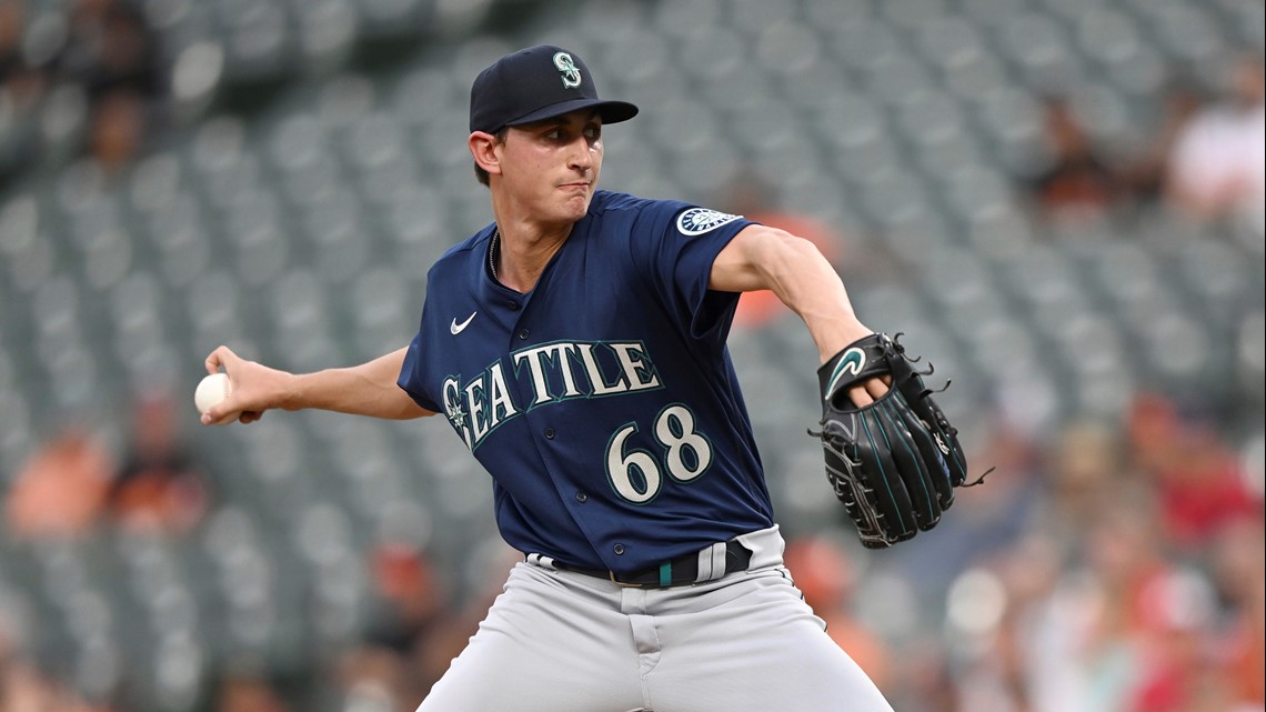 MLB: Orioles overcome George Kirby's masterful start, beat Mariners 1-0 in  10 innings to end Seattle's 8-game win streak