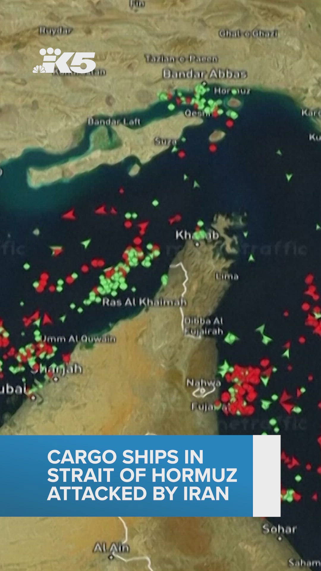 Cargo ships attacked by Iran in Strait of Hormuz | king5.com