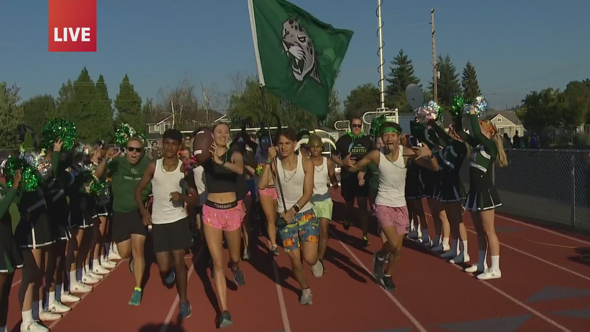 Emerald Ridge hasn't beat Puyallup since 2016. KING 5's Chris Egan speaks with Emerald Ridge's head coach, cross country team ahead of the Sept. 1 game.