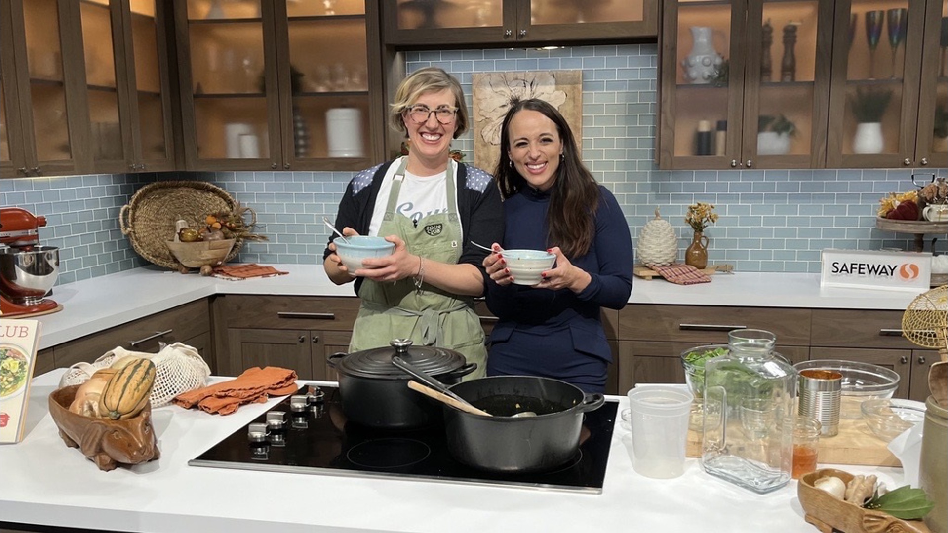 Caroline Wright, AKA "The Soup Lady" shows us how to cook up a delicious squash stew using ingredients she found at local farmers markets. #newdaynw