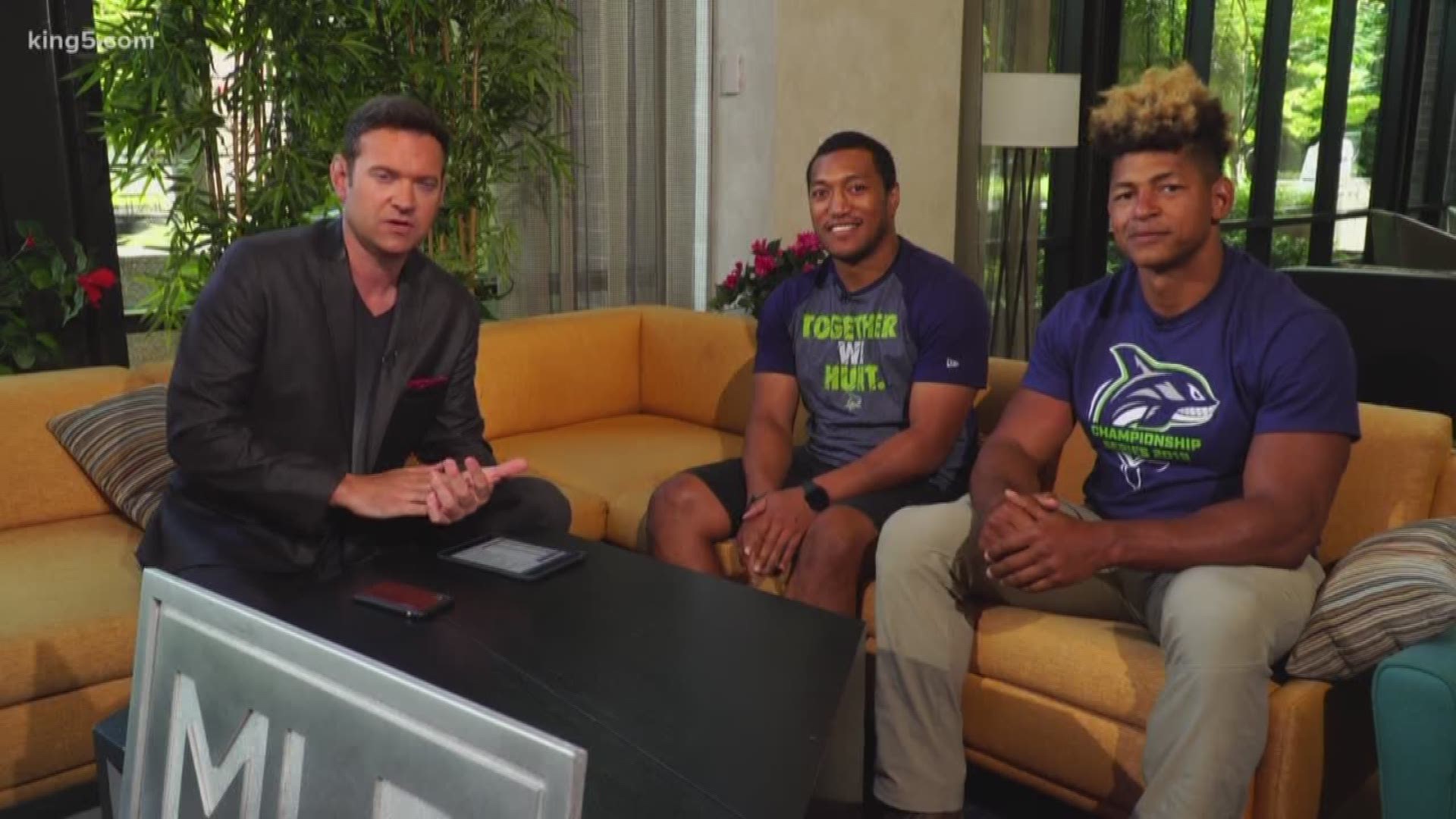 Players from the Seattle Seawolves stopped by KING 5's Take 5 to discuss their 2nd rugby championship and their great work in the community.