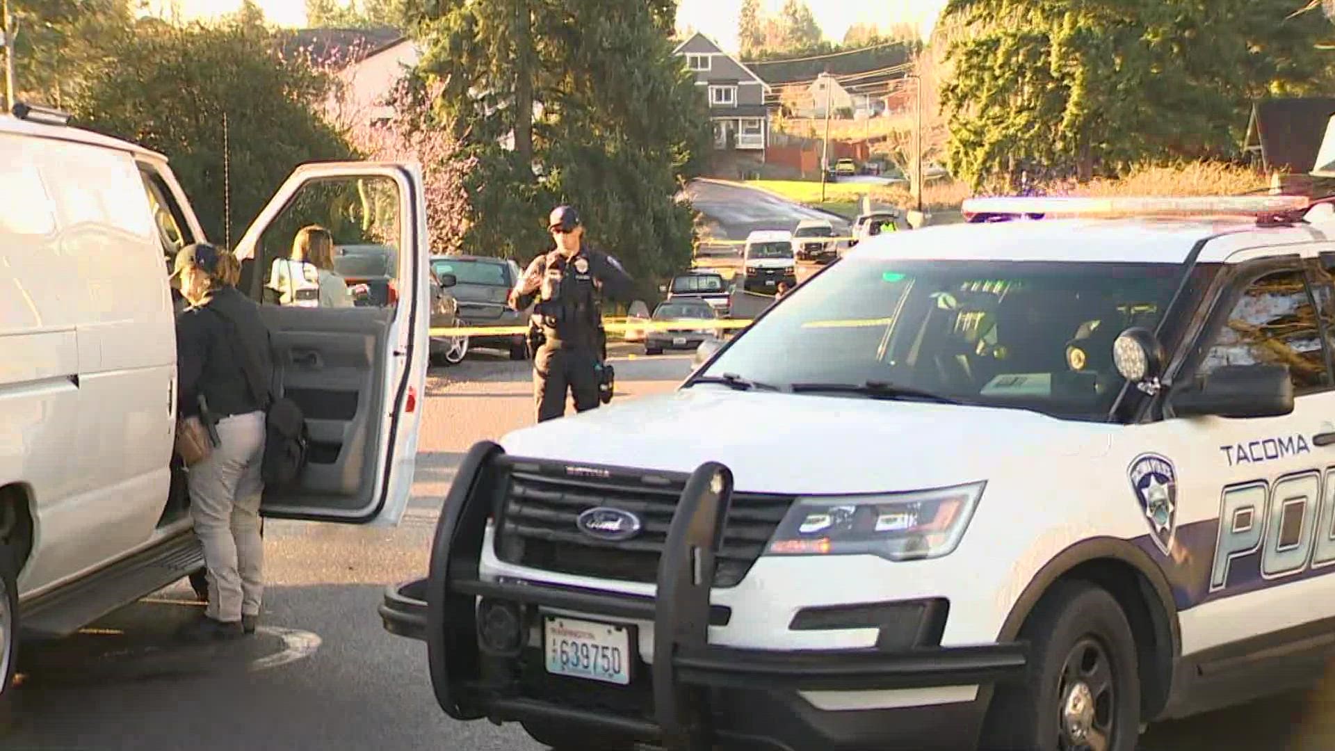Police are investigating an early morning shooting that left a man injured and a woman dead in Tacoma, according to the Tacoma Police Department.
