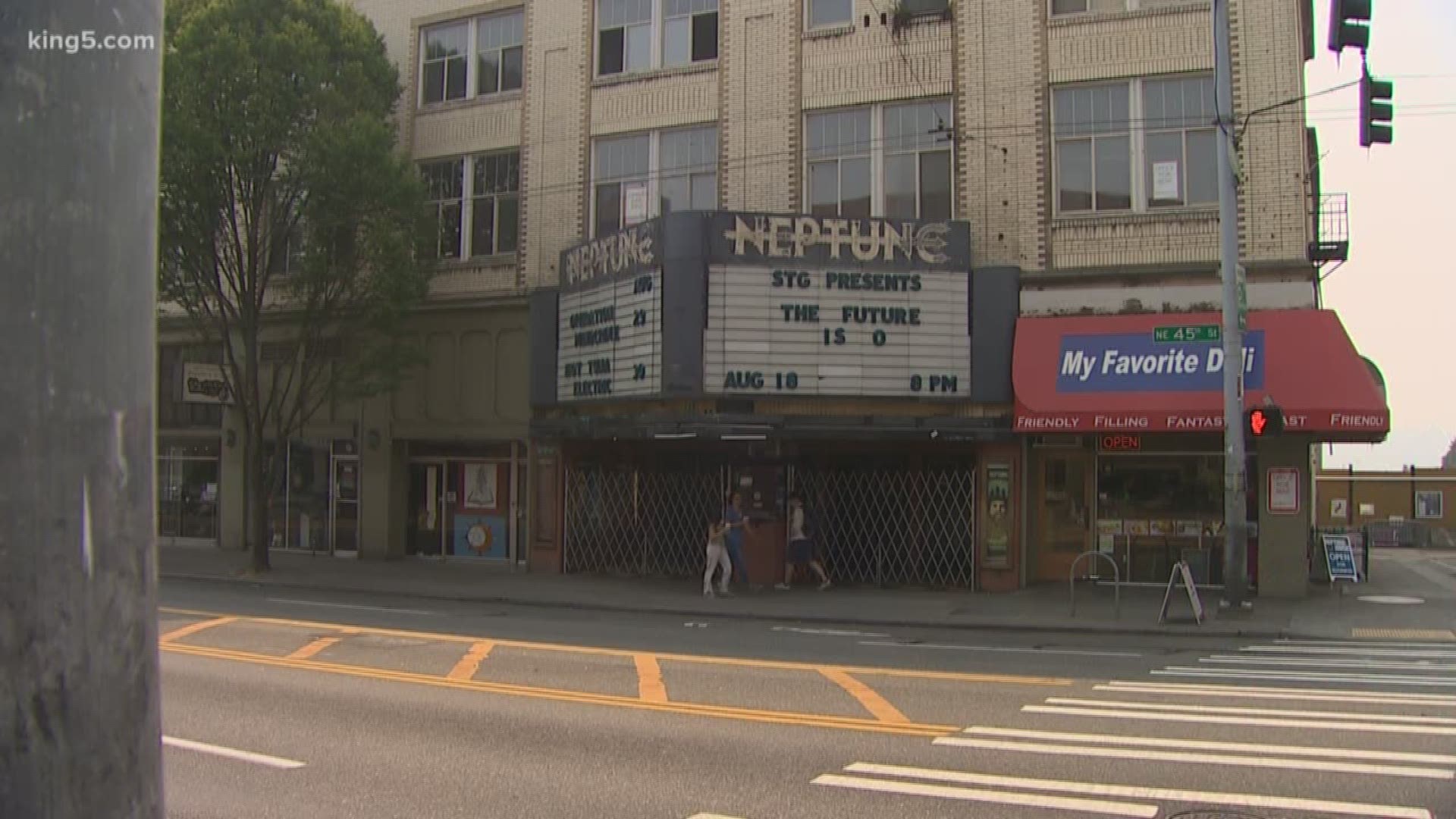 Seattle's historic Neptune Theatre marquee needs replacing | king5.com