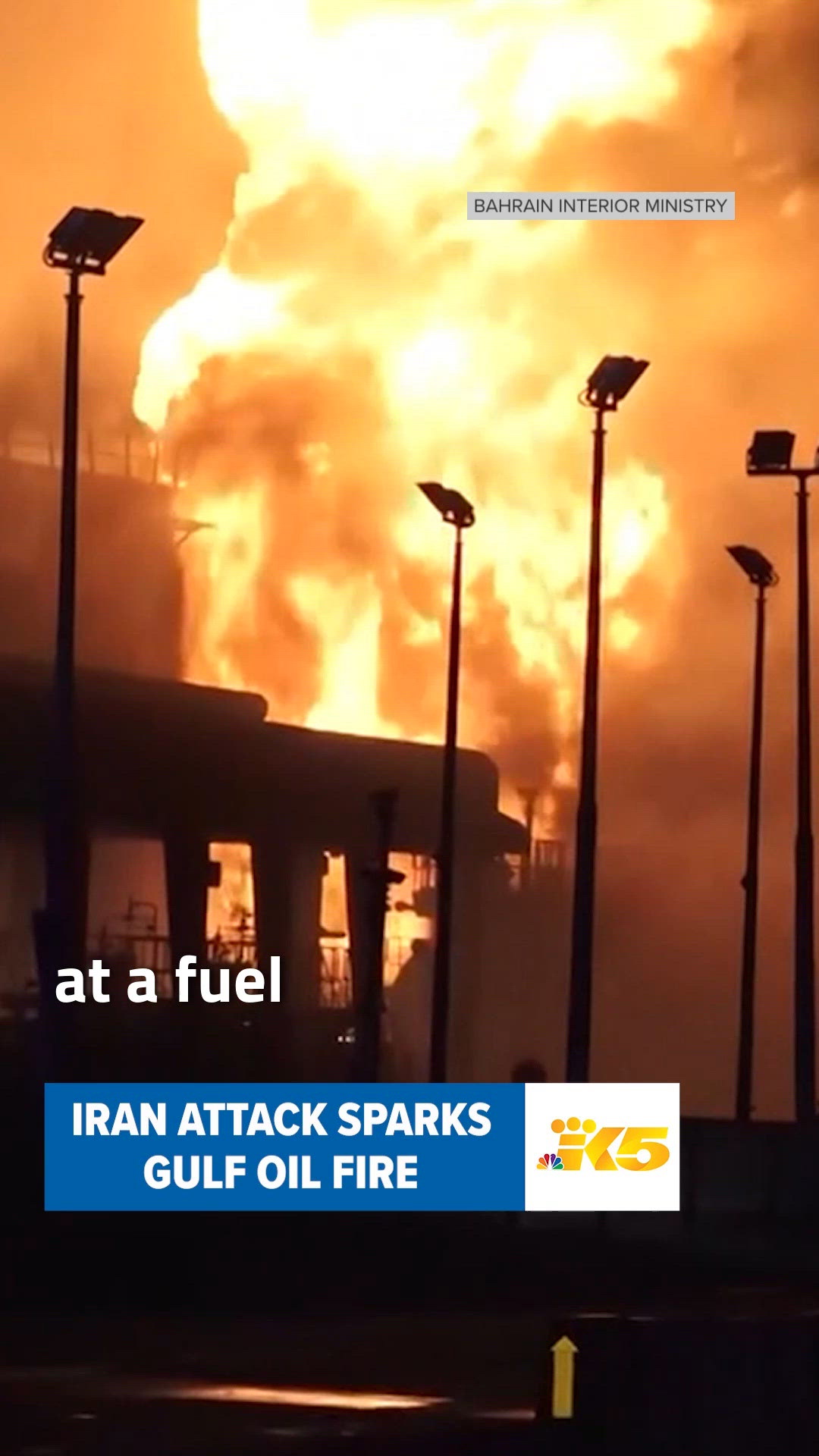 Iran attacks gulf oil sites as U.S. probe links strike to school ...